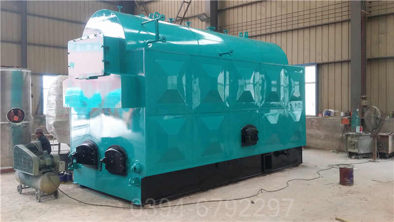 山东8吨燃油热水锅炉(图1)